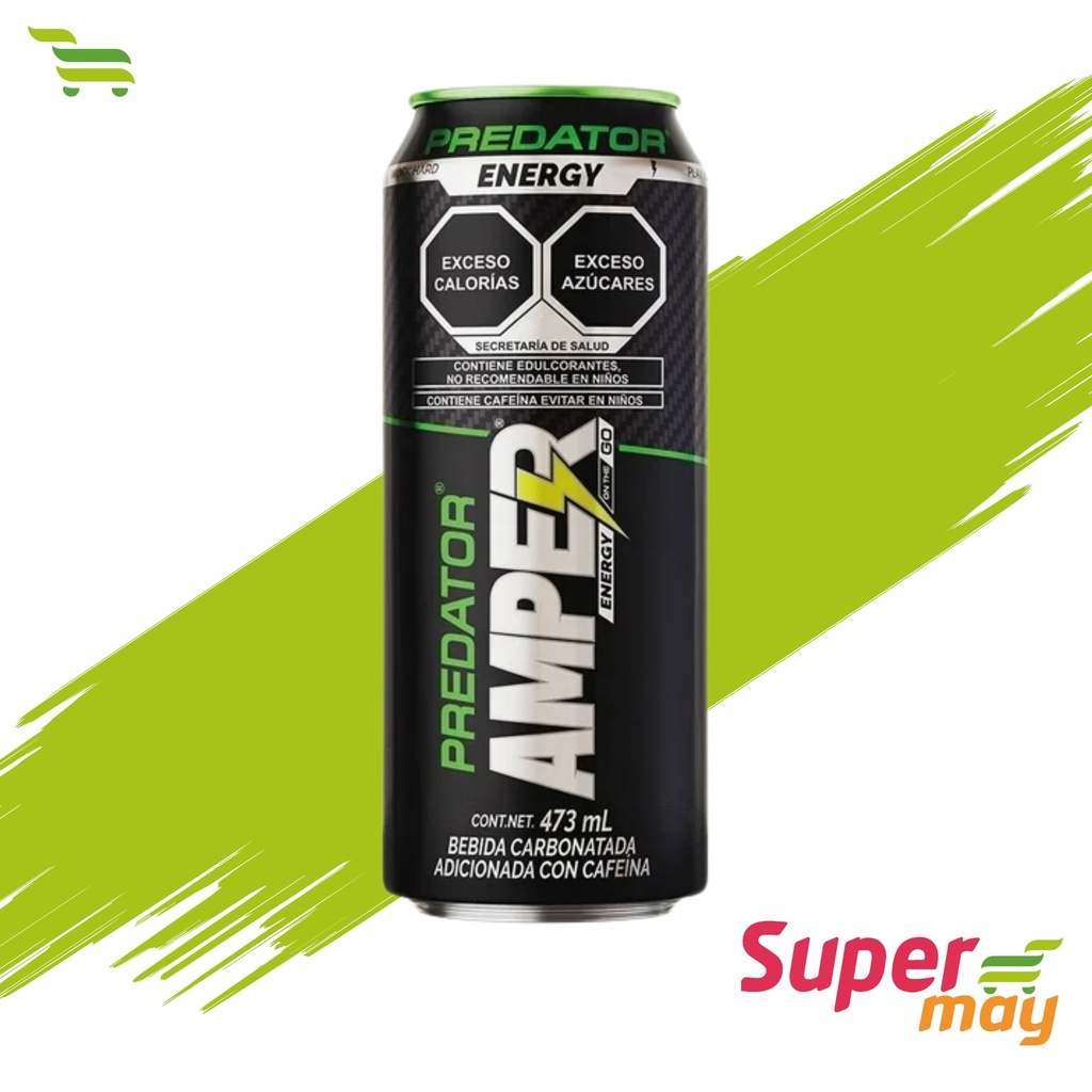 AMPER PREDATOR BEBIDA ENERGETICA 473 ML