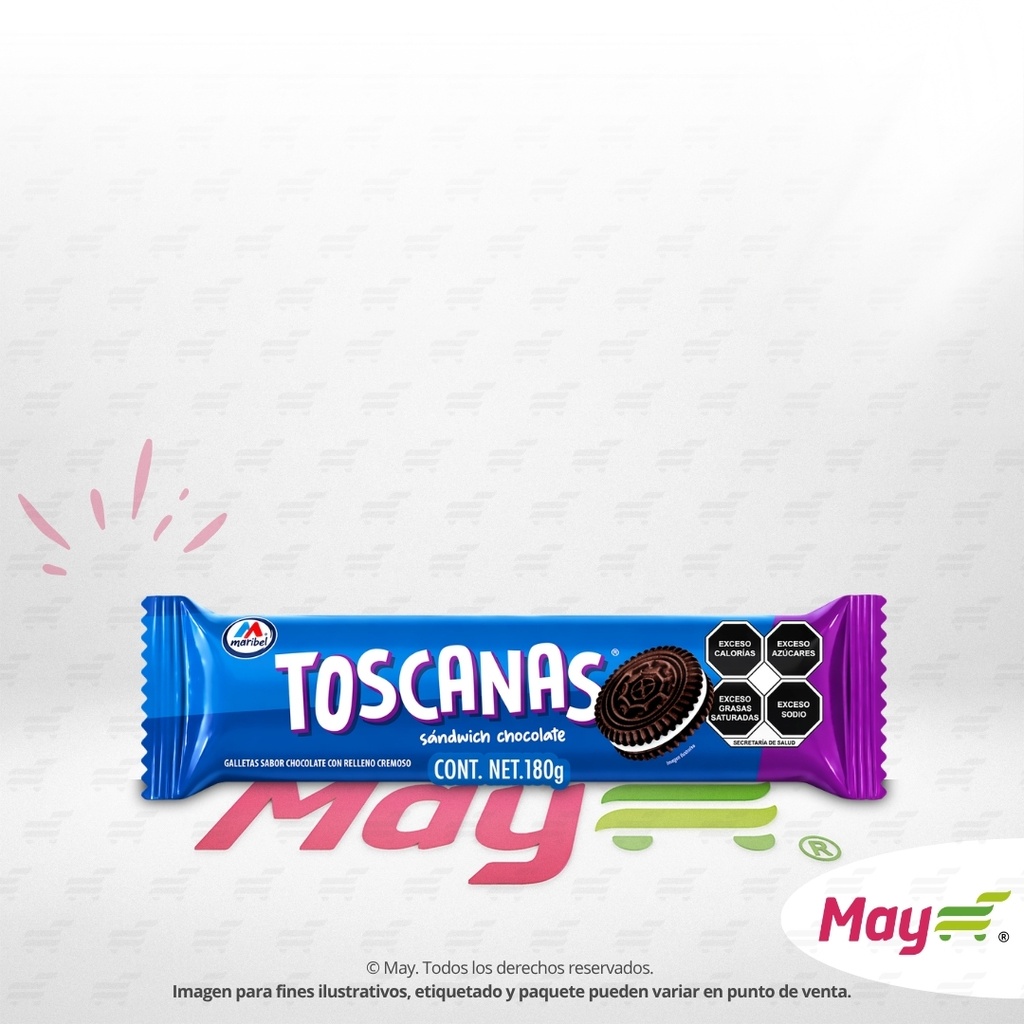 MARIBEL TOSCANA CHOCOLATE GALLETA 135 GR