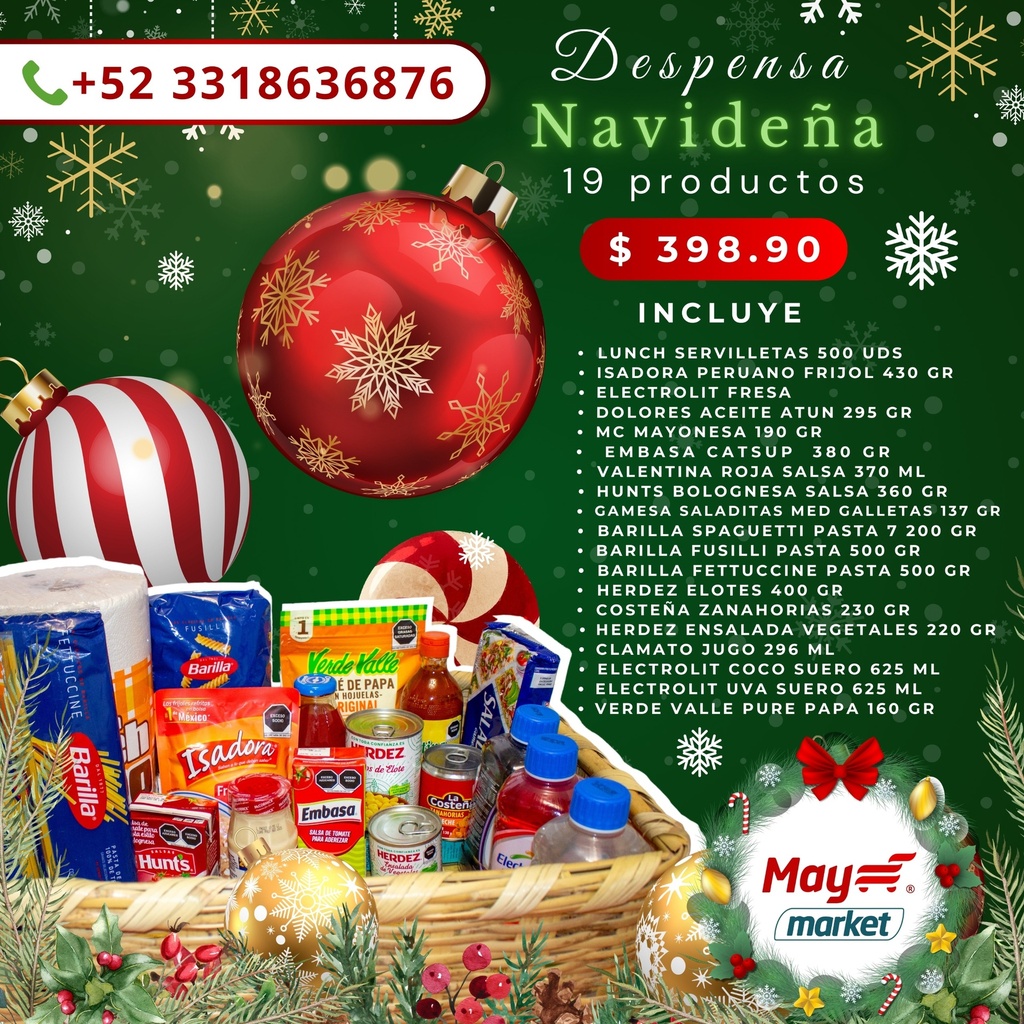 DESPENSA DE 19 PRODUCTOS 2024
