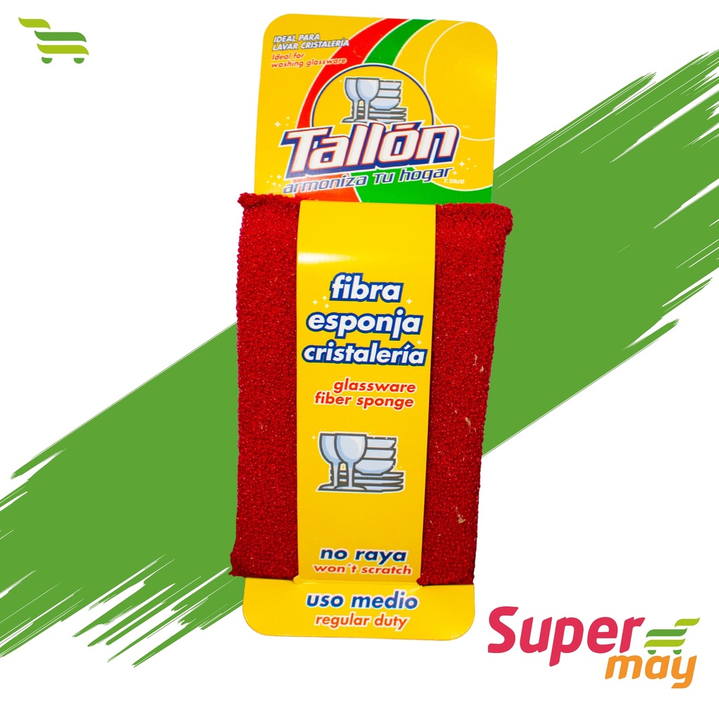 TALLON ESPONJA CRISTALERIA 1 UDS