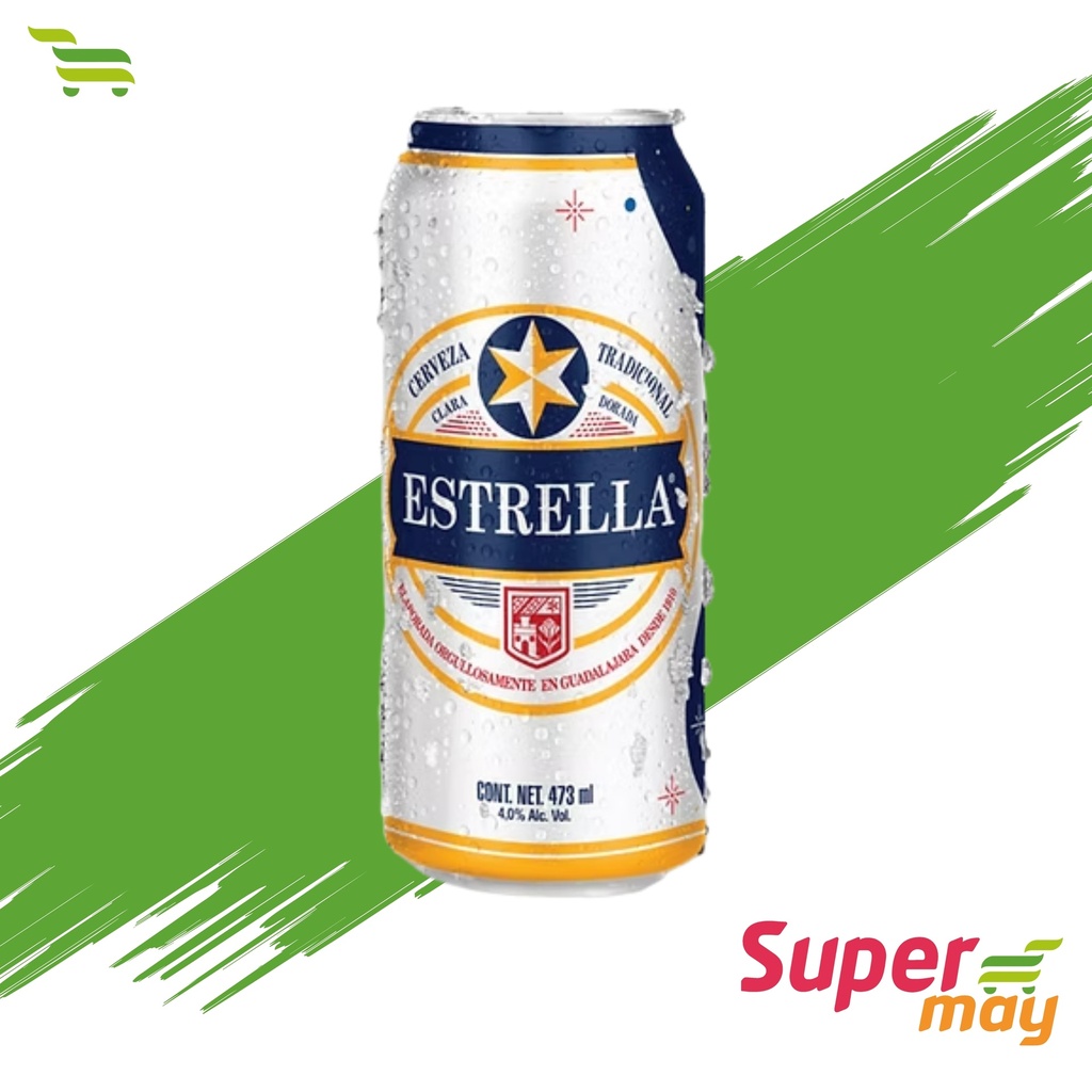 ESTRELLA LATON CERVEZA 473 ML 1UDS