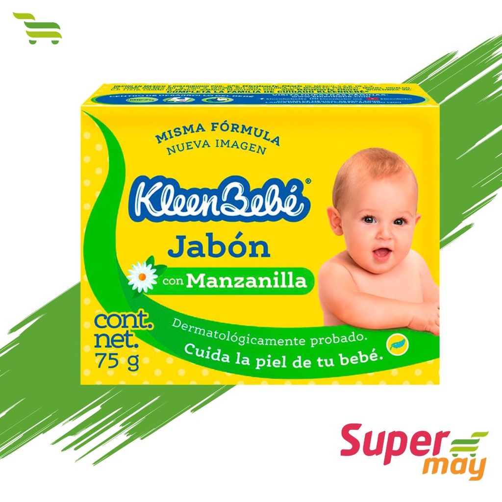 KLEEN BEBE JABON MANZANILLA 75 GRS