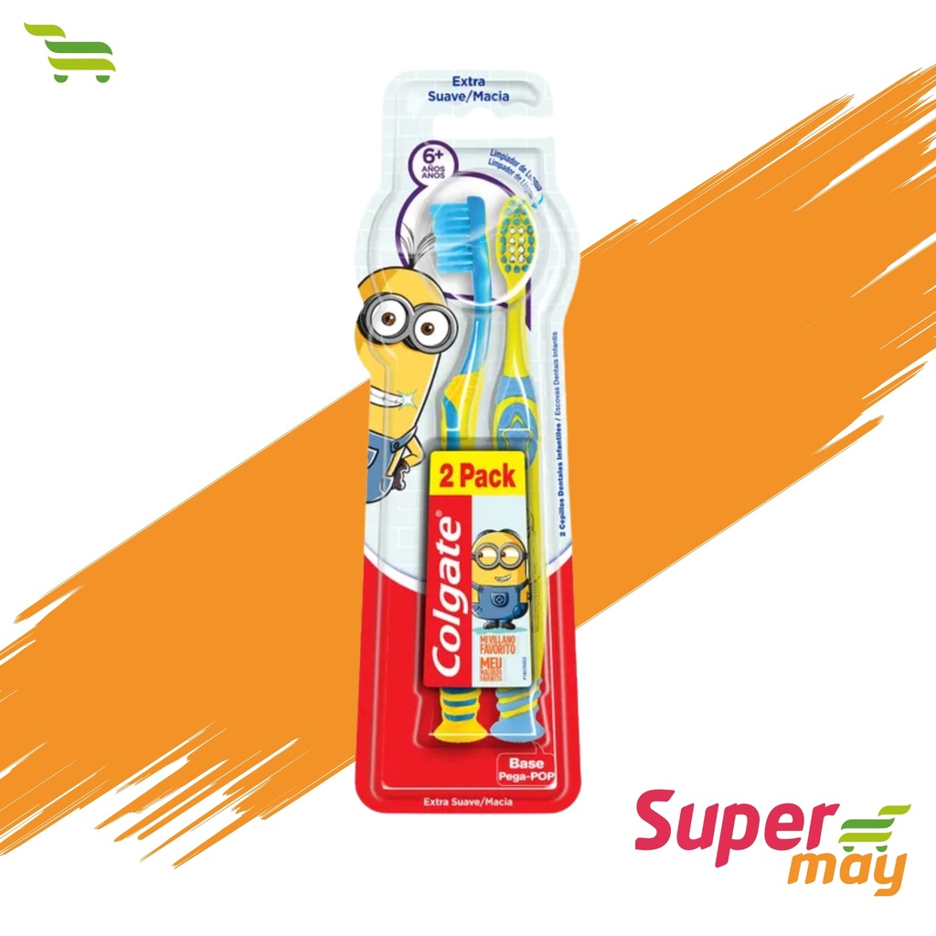 COLGATE CEPILLO MINIONS TWOPACK