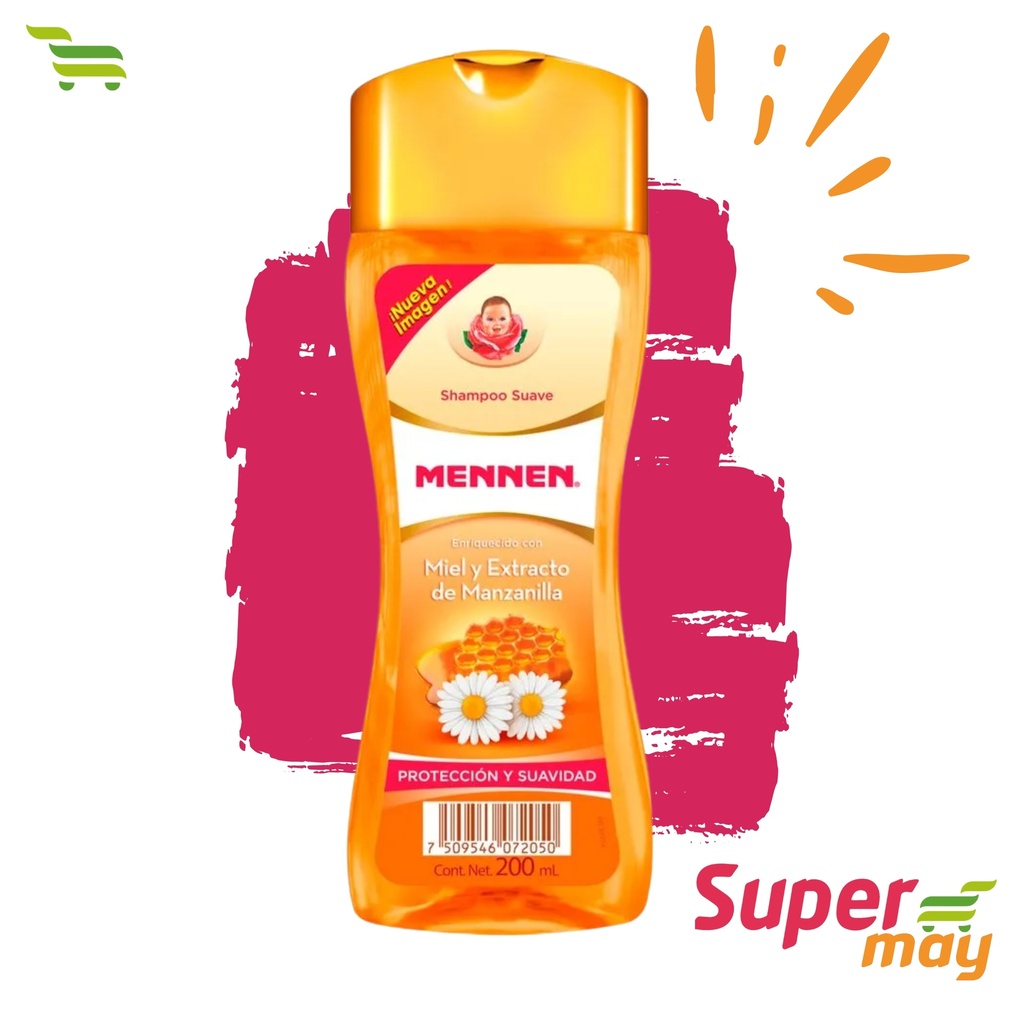 MENNEN SHAMPOO CLASICO MIEL 12/200ML