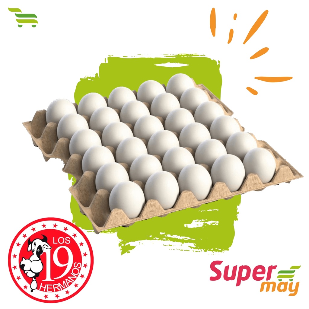 19 HERMANOS HUEVO BLANCO
