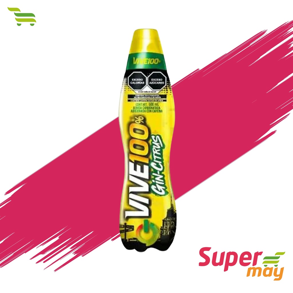 VIVE 100 GINSENG BEBIDA ENERGETICA  500 ML