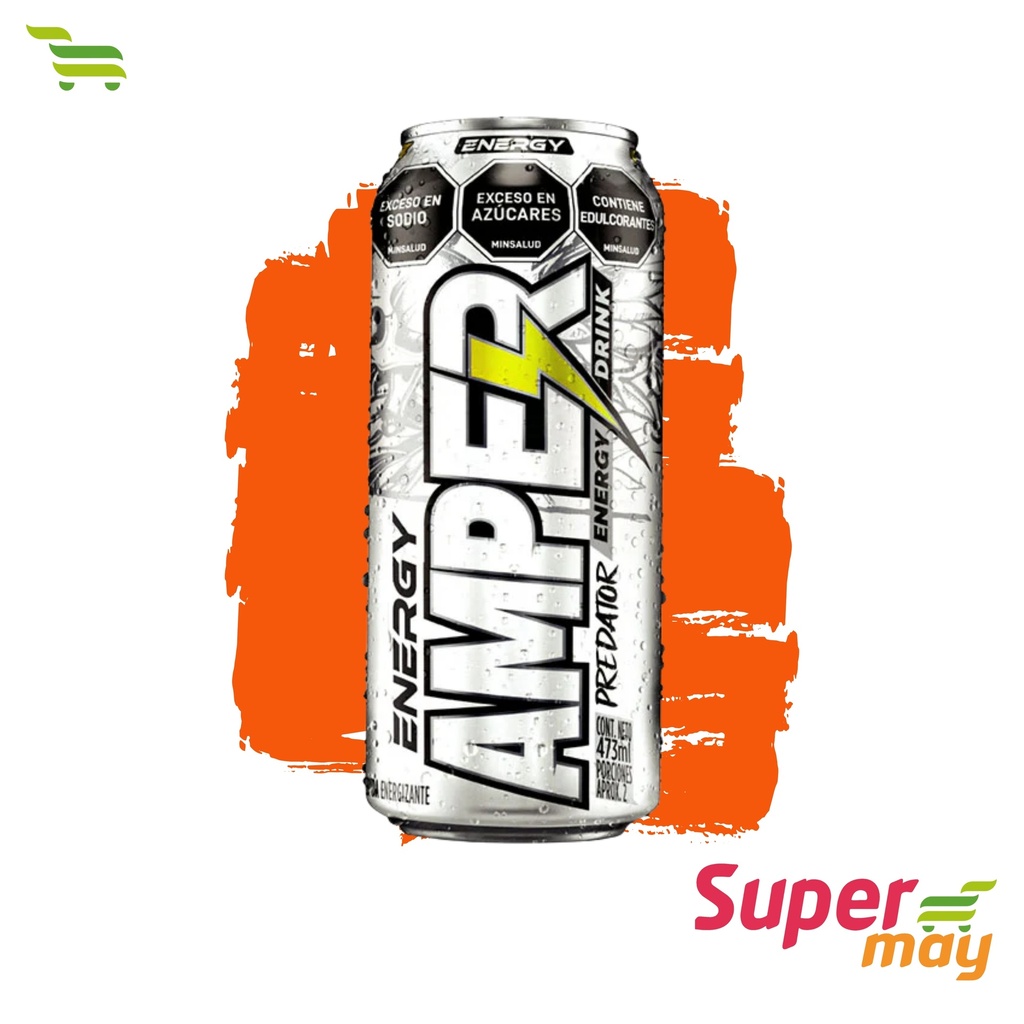 AMPER WHITER  BEBIDA ENERGETICA 473 ML