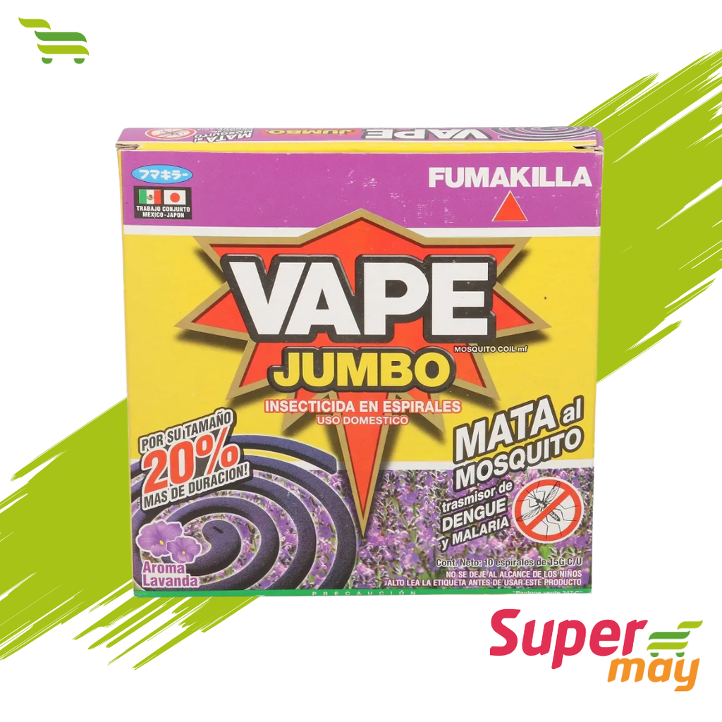 VAPE ESPIRAL INSECTICIDA LAVANDA  10 UDS