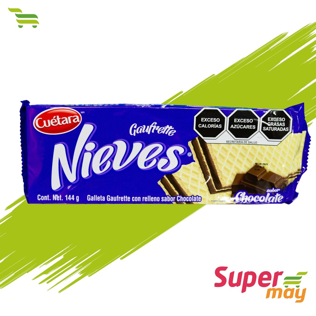 CUETARA NIEVES CHOCOLATE GALLETAS 144 GR
