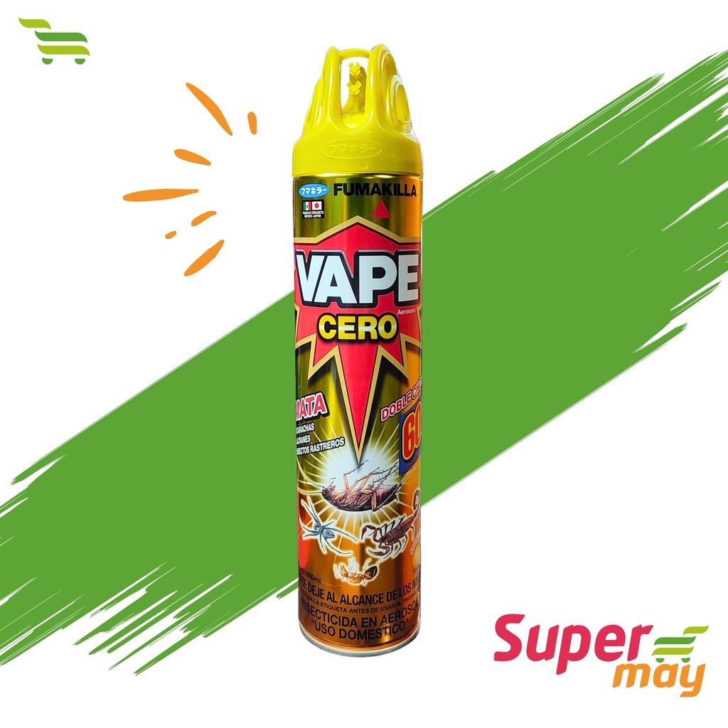 VAPE AEROSOL CERO INSECTICIDA 600 ML