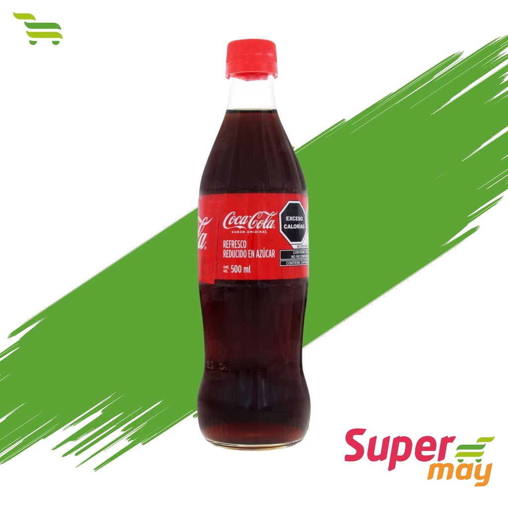 COCA NR TAPA ROSCA REFRESCO 500 ML 1 UDS