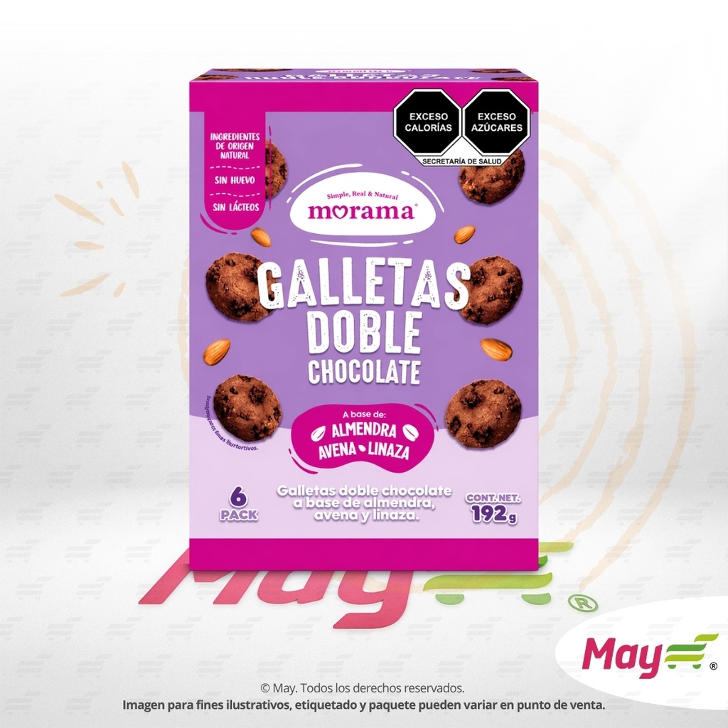 MORAMA GALLETA DOBLE CHOCOLATE