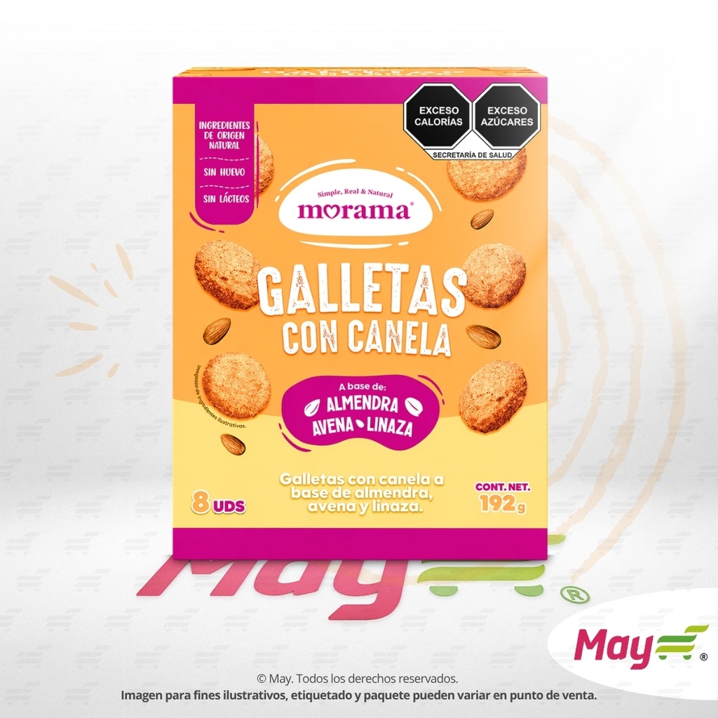 MORAMA GALLETA CANELA 8 UDS
