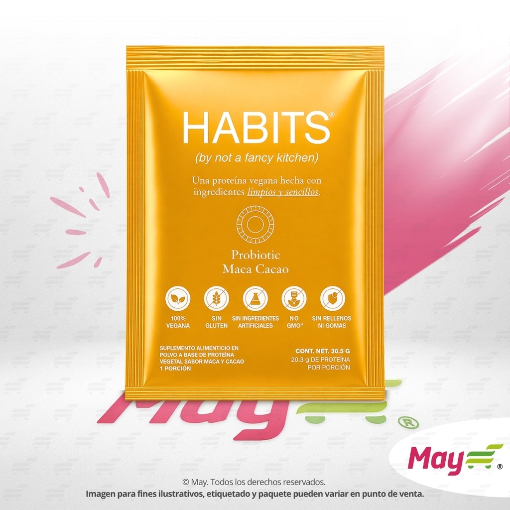 HABITS PROTEINA MACA CACAO 30.5 GR