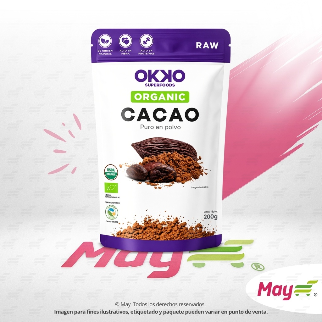OKKO CACAO PURO EN POLVO 200 GR