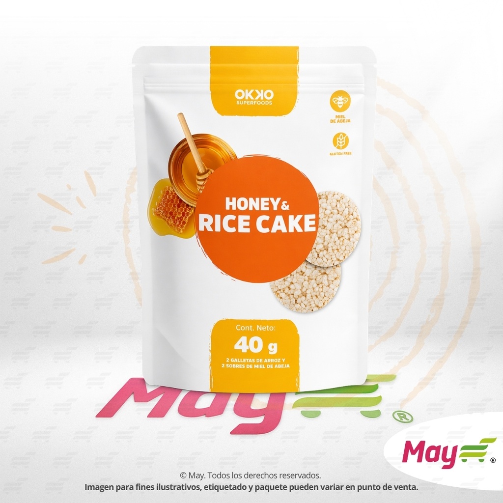 OKKO GALLETA DE ARROZ CON MIEL 32 GR