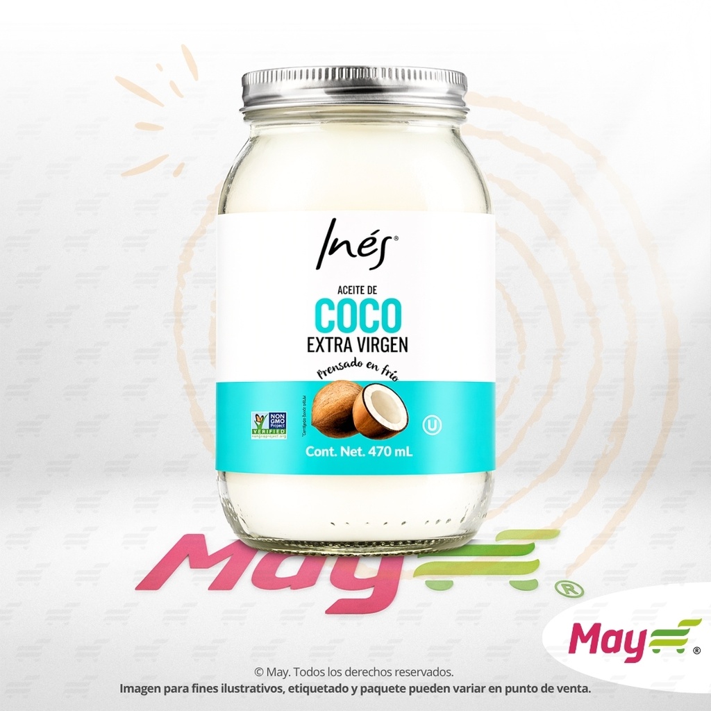 INES ACEITE COCO EXTRA VIRGEN 470 ML