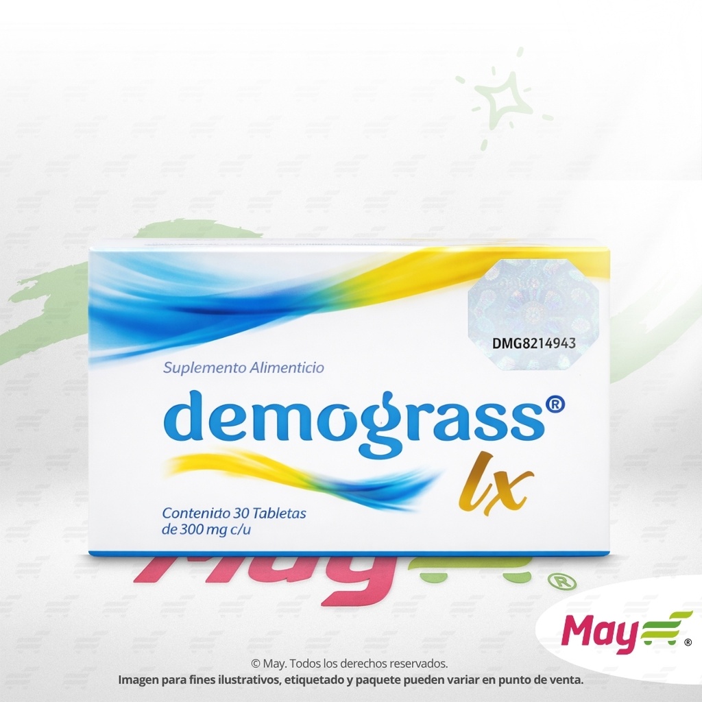 DERMOGRASS LX TABLETAS 300 MG