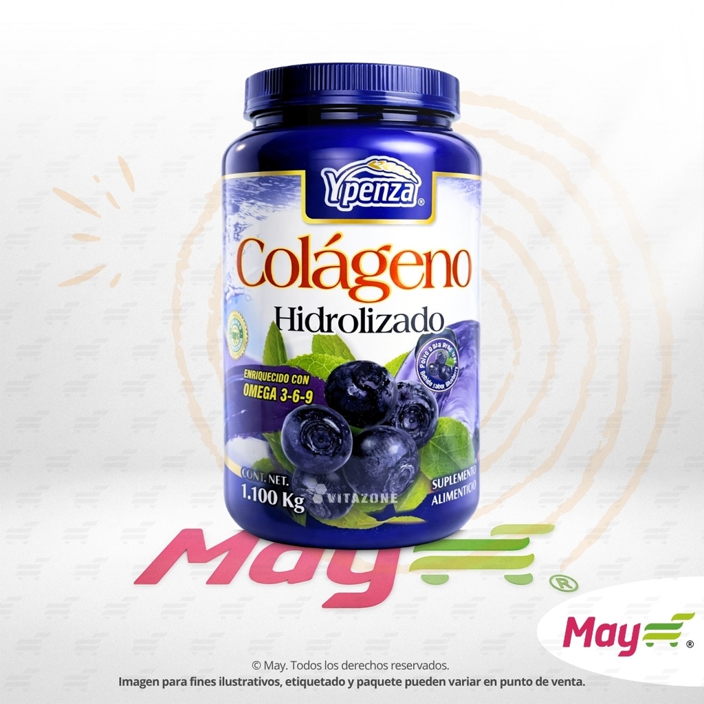 YPENZA COLAGENO BLUEBERRY 1.1 KG