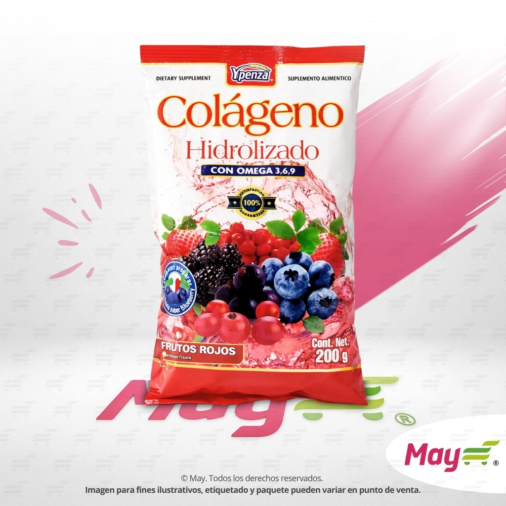 COLAGENO HIDROLIZADO FRUTOS ROJOS 200 GR