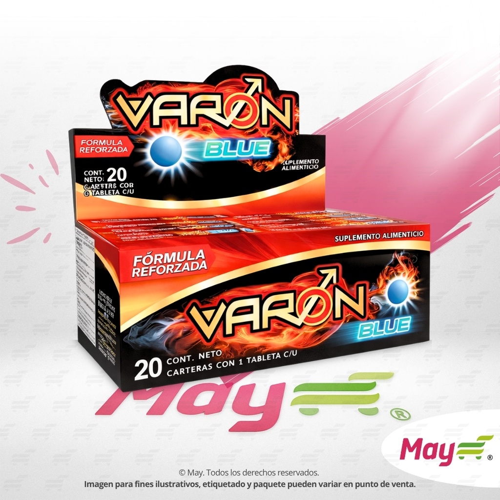 VARON BLUE  20 CARTERAS 1 UDS 500 MG