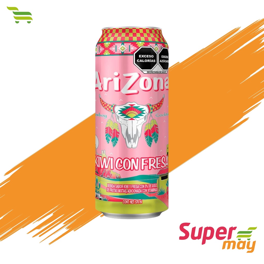 ARIZONA KIWI-FRESA BEBIDA 570 ML