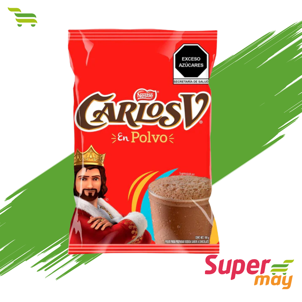CARLOS V POLVO CHOCOLATE 160 GR