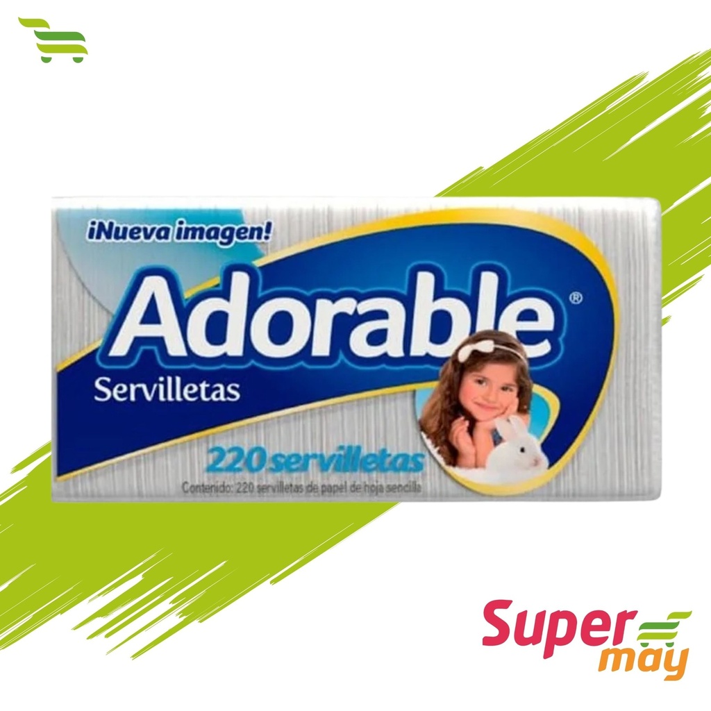 ADORABLE SERVILLETAS 220 UDS