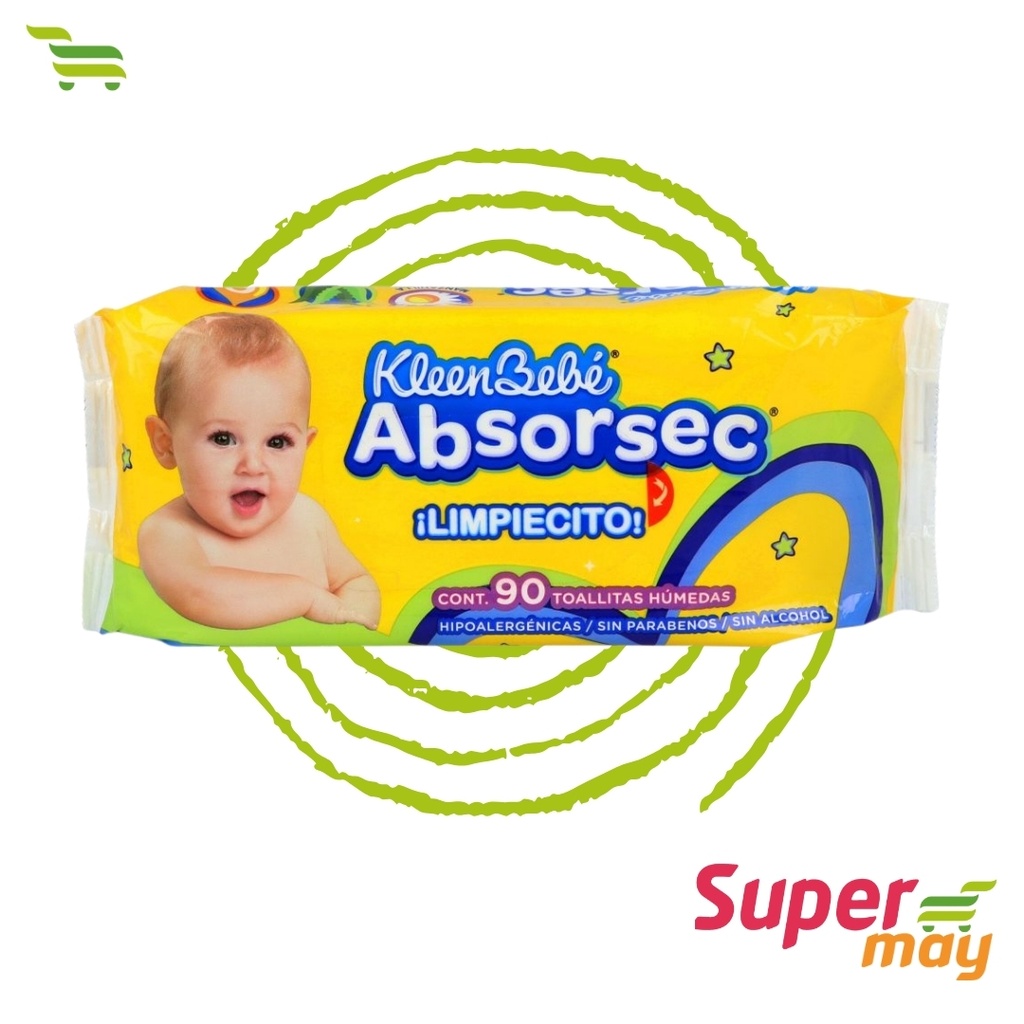ABSORSEC TOALLITA 90 UDS