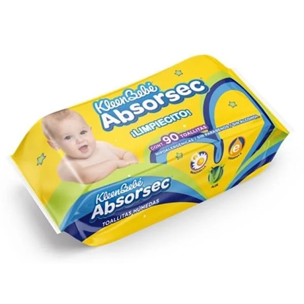 ABSORSEC TOALLITA 90 UDS