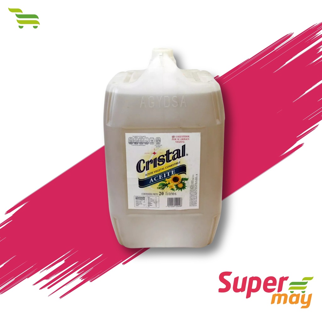 CRISTAL BIDON ACEITE 20 LT