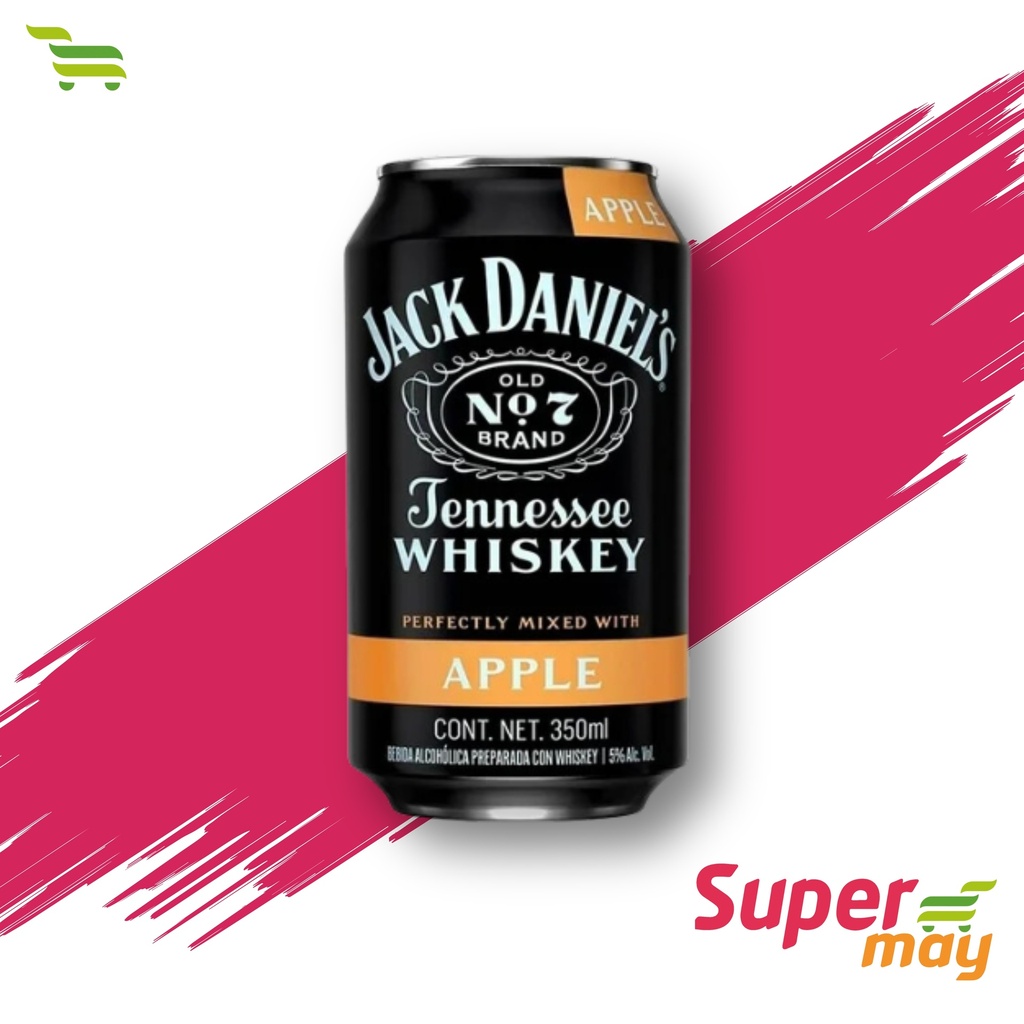 JACK DANIELS MANZANA BEBIDA ALCOHOLICA 350 ML