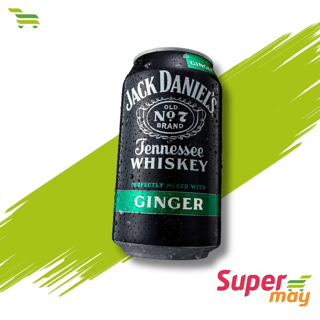 JACK DANIELS GINGER BEBIDA ALCOHOLICA 350 ML