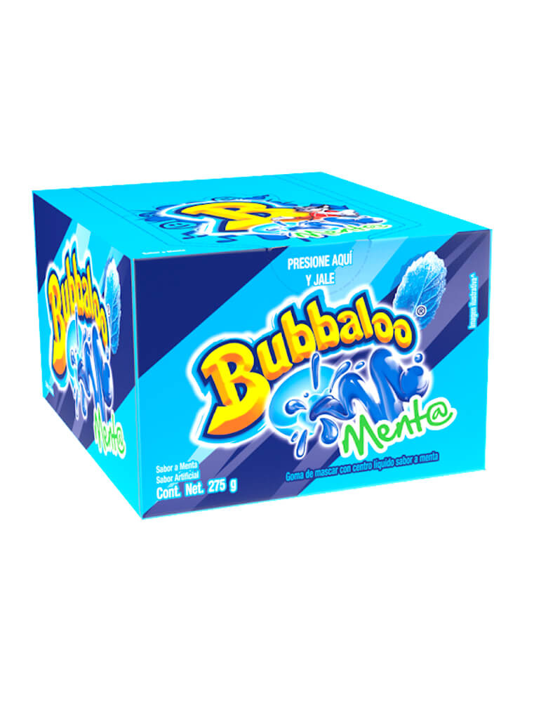 BUBBALOO MENTA CHICLE EXH 50 UDS