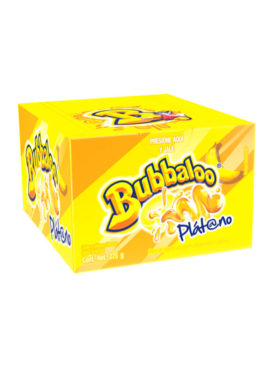 BUBBALOO PLATANO CHICLE EXH 50 UDS