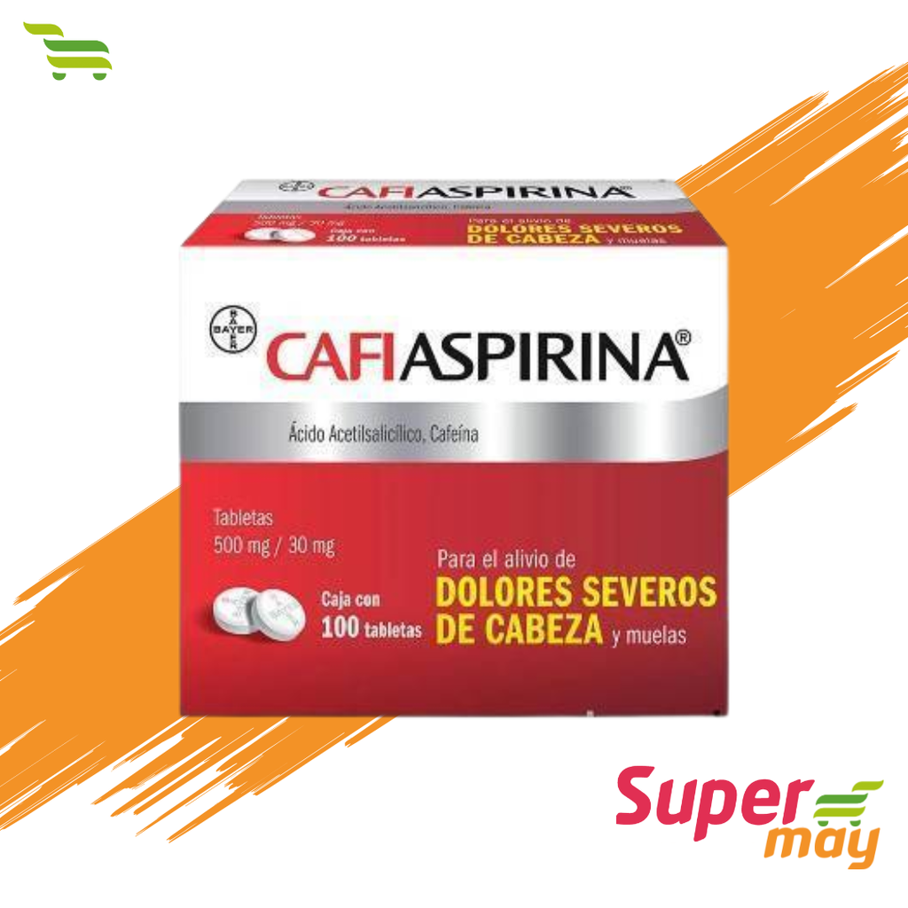 CAFIASPIRINA 500 MG EXH/100 UDS