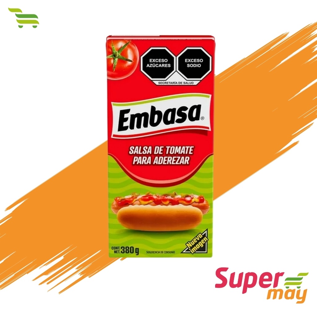 FUERTE EMBASA CATSUP SALSA 380 GR