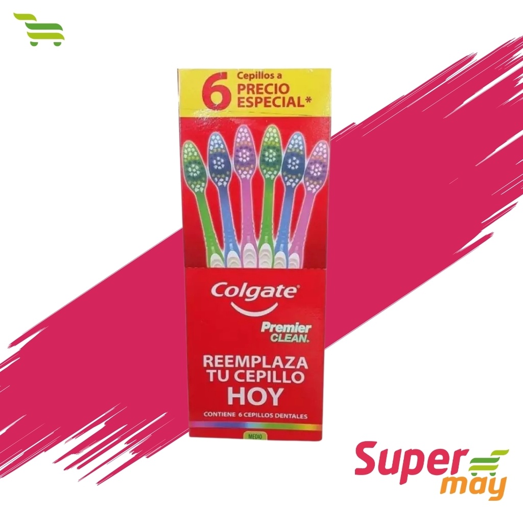 COLGATE PREMIER ULTRA CEPILLO 6 UDS