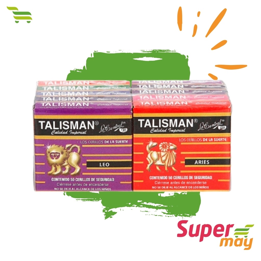 TALISMAN CERILLOS EXH/ 50 UDS