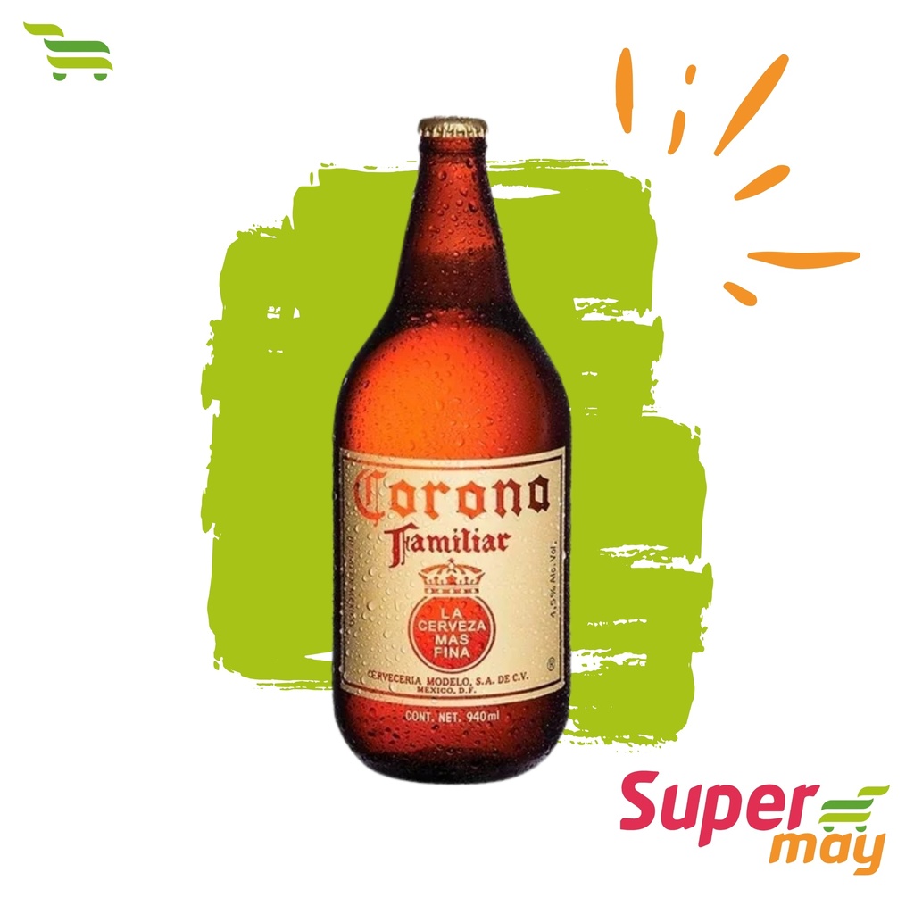 CORONA FAMILIAR CERVEZA C/12 940 ML