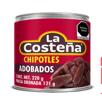 COSTEÑA CHIPOTLES CHILES 220 GR