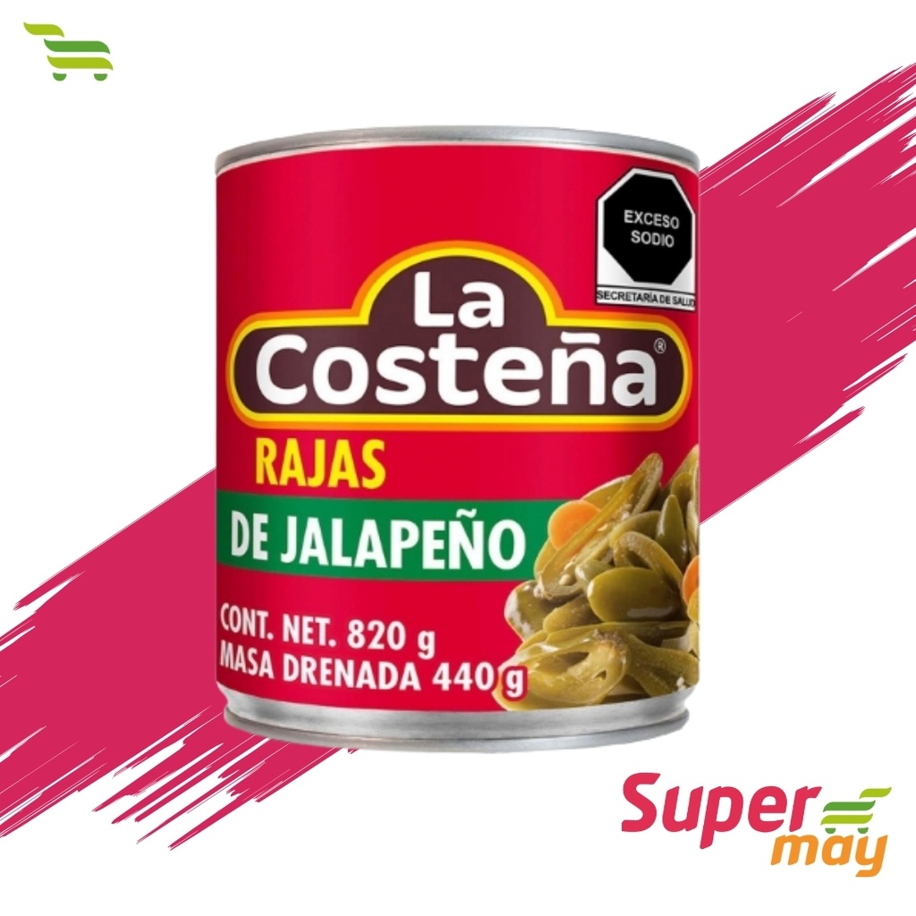 COSTEÑA RAJAS CHILE 820 GR