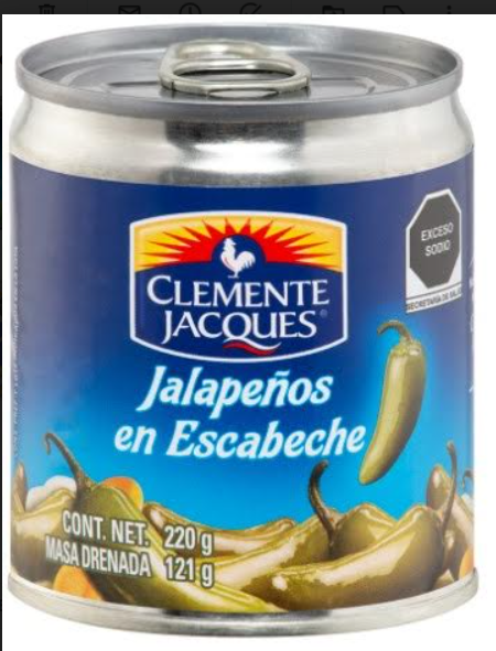 CLEMENTE JALAPEÑOS CHILES 220 GR