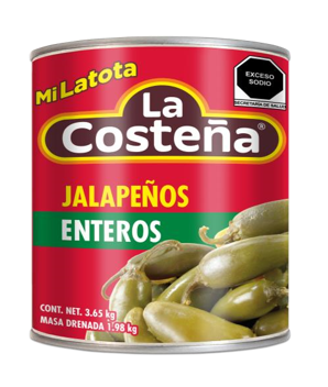 COSTEÑA JALAPEÑOS CHILES 2.8 KG