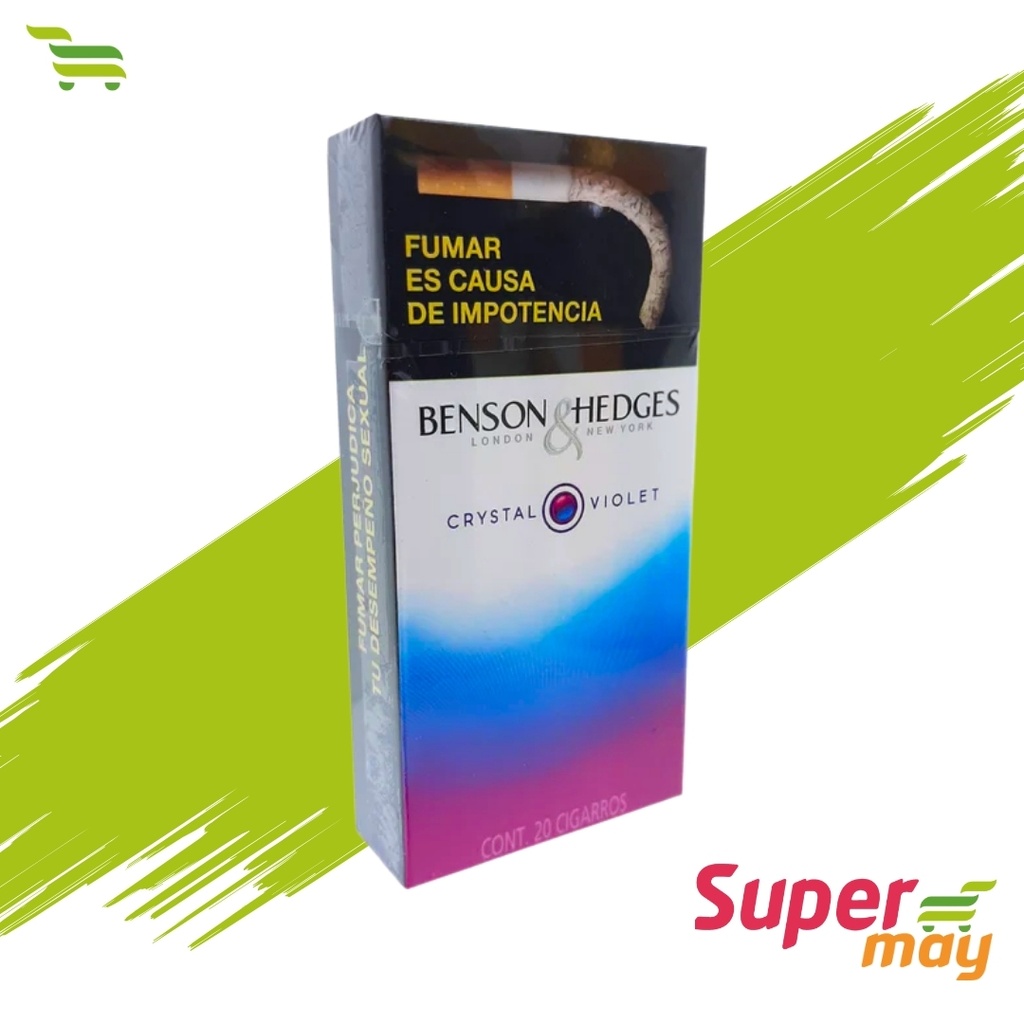 BENSON CRYSTAL CIGARRO 20 UDS