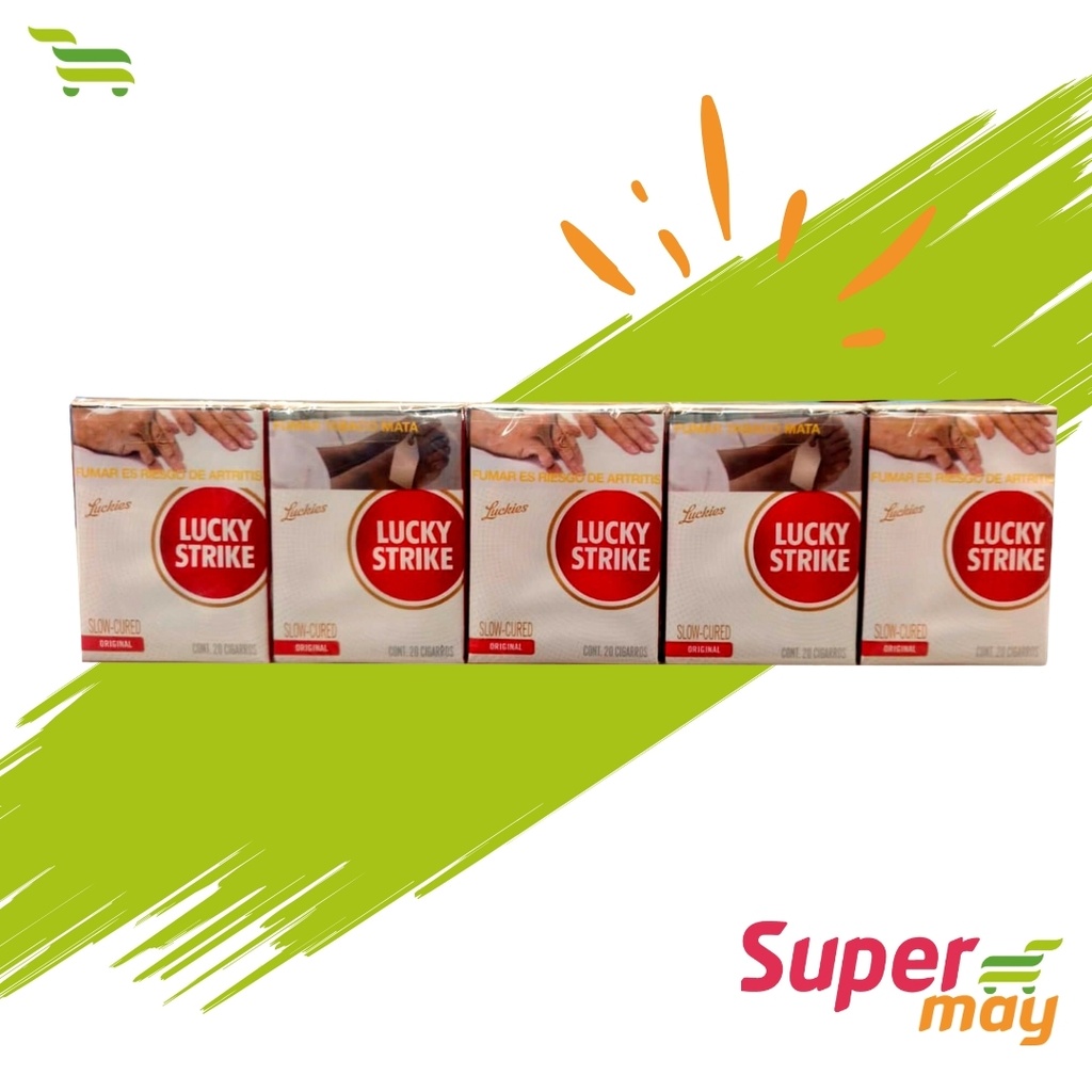 LUCKIES STRIKE ORIGINAL CIGARRO 20 UDS