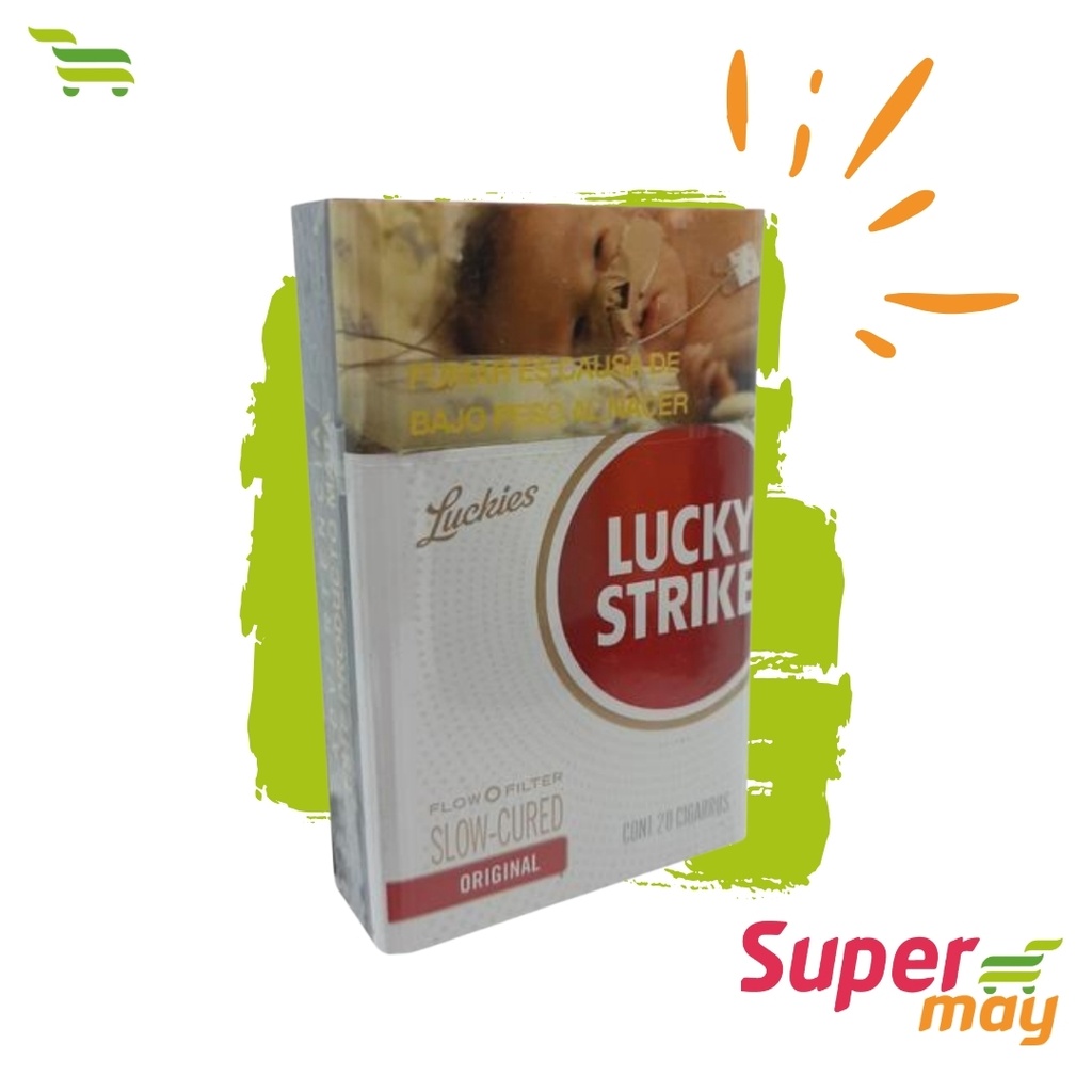 LUCKIES ROJOS CIGARRO 20 UDS