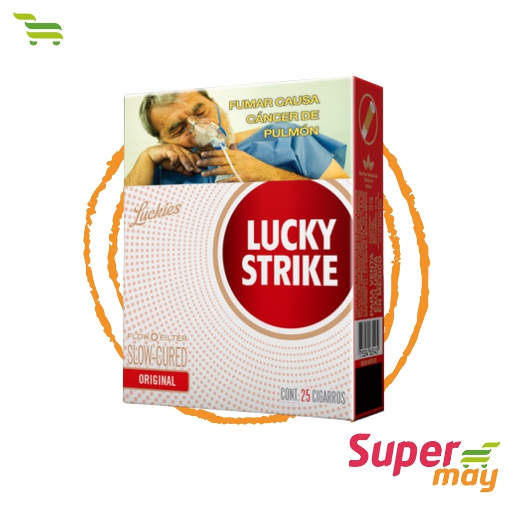 LUCKIES ROJOS CIGARRO 25 UDS