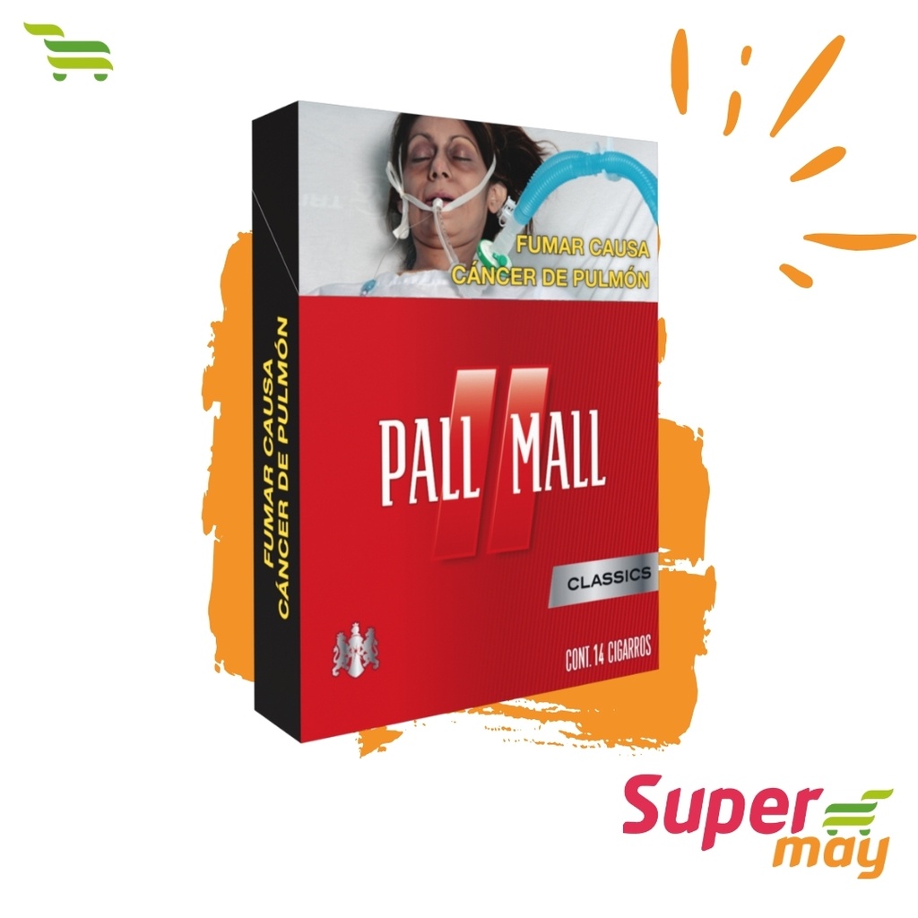 PALL MALL RED CLASSIC CIGARRO 14 UDS