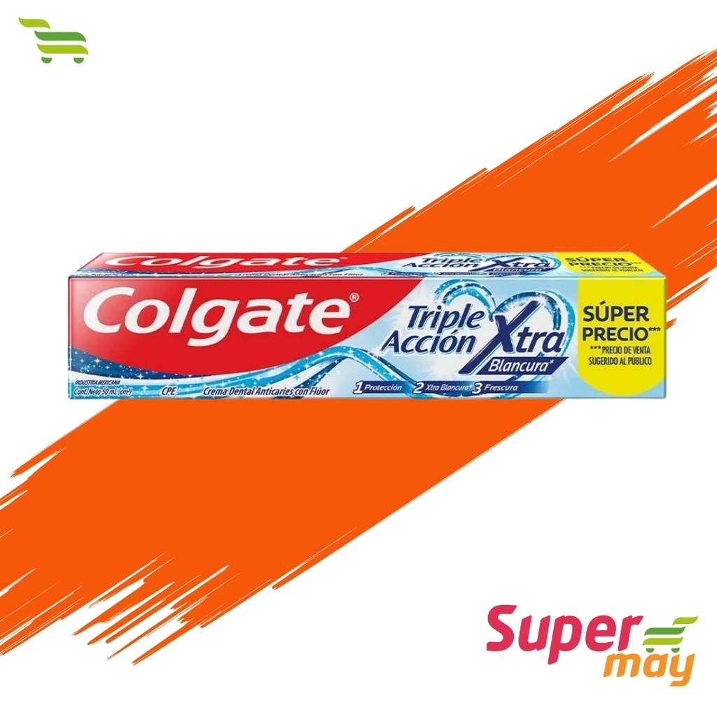 COLGATE TRIPLE ACCION EXT BLAN PASTA 50 ML